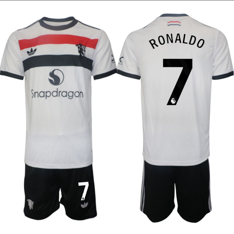 Men 2024-2025 Club Manchester United away white #7 Soccer Jersey